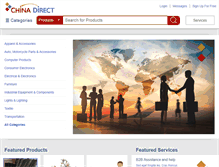 Tablet Screenshot of chinadirect.com